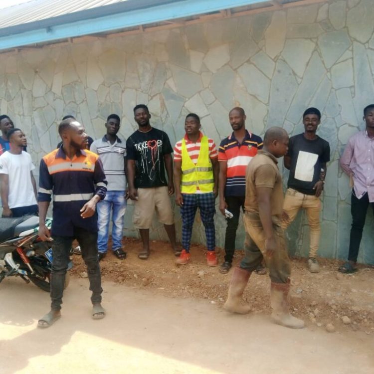 Akroma Gold employees demonstrate over abuse by Chinese employers