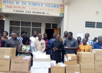 Nkawkaw MP donates medical equipment to Kwahu West Municipal Health Directorate