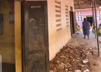 A/R: Pupils escape death after school building collapsed at Atwima Kwanwoma