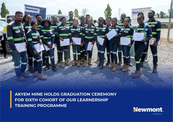 Akyem Mine holds graduation for 20 trainees