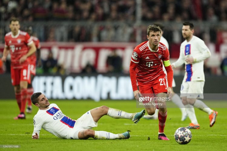 UCL: Bayern cruise past PSG to reach quarter-finals