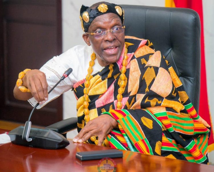 Paramount Chief of Awudome Traditional Area calls on Speaker of Parliament