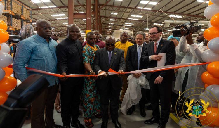 President Akufo-Addo commissions GB Foods factory in Tema