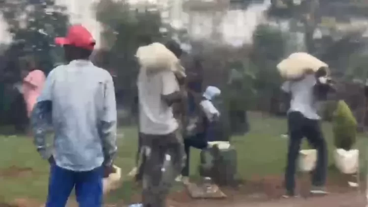 Hundreds storm farm of ex-President Uhuru Kenyatta