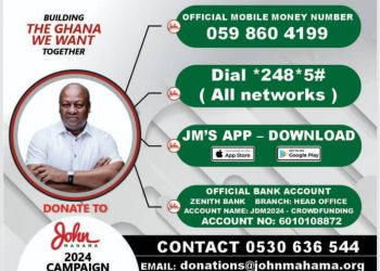 John Mahama launches digital fundraising platforms for 2024 campaign