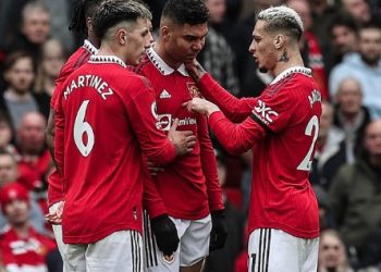 EPL: Casemiro sent off as Southampton earn draw at Man United