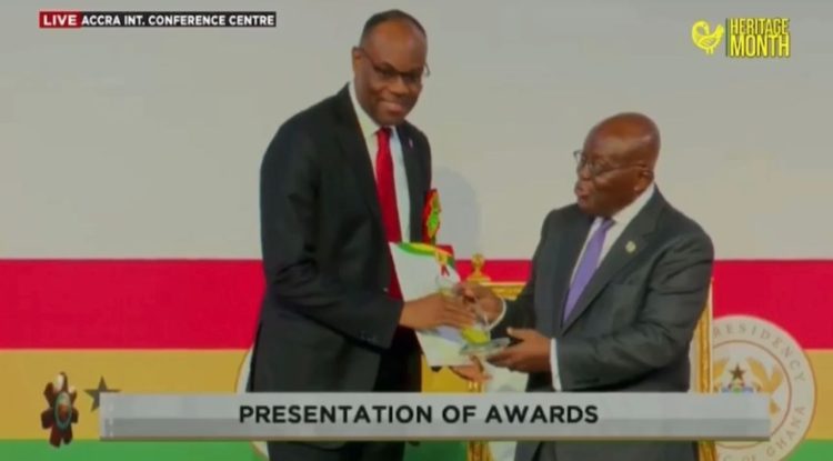 Akufo-Addo honours UBA at 2023 National Honours and Awards