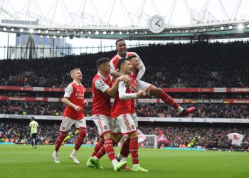 Jesus double as Arsenal beat Leeds to restore eight-point lead