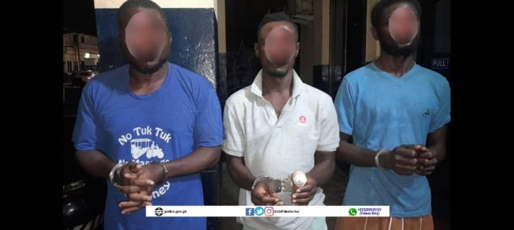 W/R: Three people arrested for robbery attack on gold-buying shop at Tarkwa