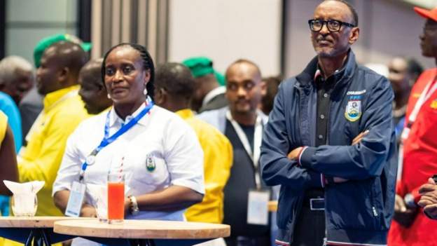 Rwanda’s ruling party elects woman to deputise Kagame