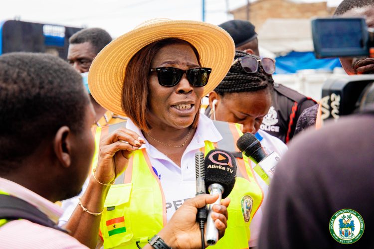 Mayor Sackey leads massive clean-up exercise at Agbogbloshie Market