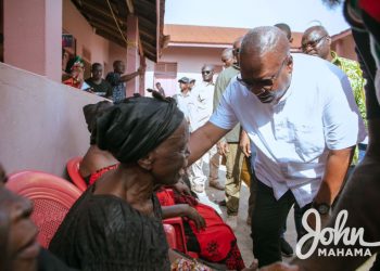 John Mahama mourns with late Kumawu MP’s family