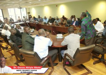 I’ll establish Agricultural Management Team – Dr. Afriyie Akoto tells Majority Caucus of Parliament