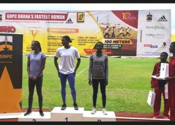 UPSA student wins Ghana’s Fastest Human Race in Central Region