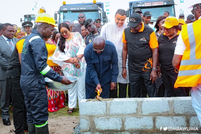 Dr Bawumia cuts sod for construction of inclusive Empowerment Centre for PWDs