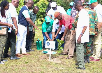 A/R: Otumfuo Osei Tutu II plants third commemorative tree as 2023 Green Ghana Day kicks off