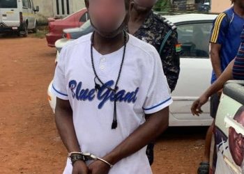 V/R: Man arrested for threatening harm and illegally possessing firearms during football match at Kpando
