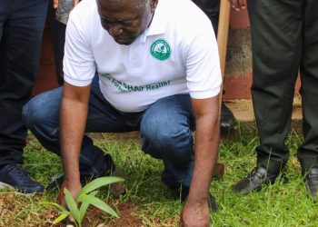 Benito Owusu-Bio joins ICAG to plant trees to mark 2023 Green Ghana Day