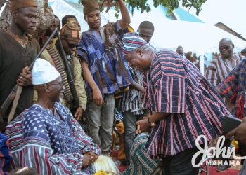Mahama congratulates newly enskinned Bole Chief