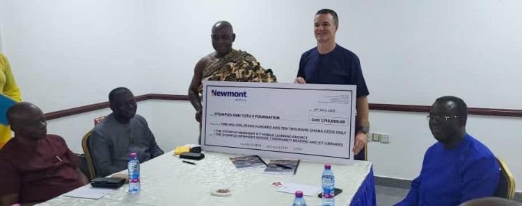 Newmont Ghana signs 3-year support with Otumfuo Foundation
