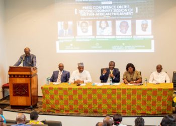 Pan-African Parliament holds media briefing on 2nd Ordinary Session