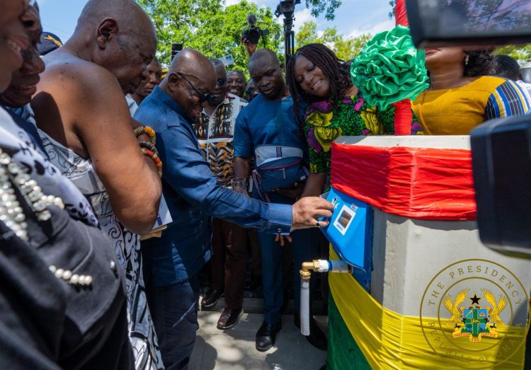 Akufo-Addo commissions €11.5m water supply project at Adaklu