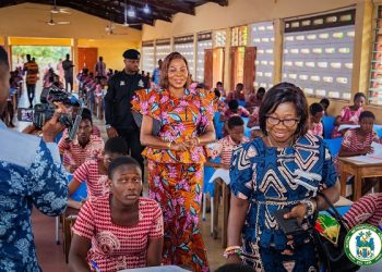 Mayor of Accra tours BECE centers; commends efforts at increasing girl enrollment in schools