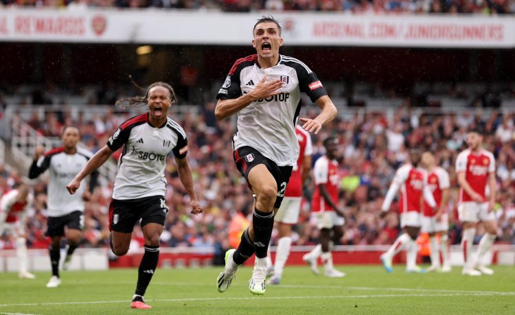 PL: Palhinha earns draw for 10-man Fulham at Arsenal