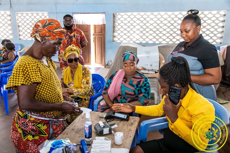 Gender Minister monitors LEAP Grant Payment Exercise in Ada West District