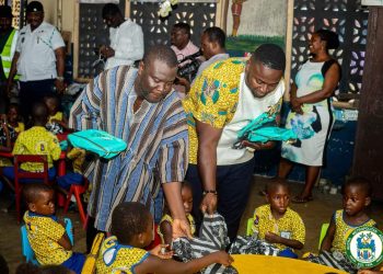 My first day at school: AMA donates learning materials to schools in Accra