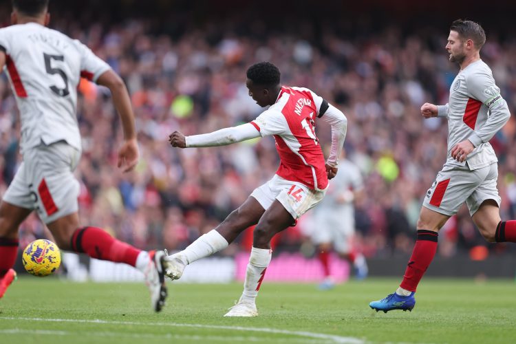PL: Nketiah scores hat-trick as Arsenal thumpn Sheffield Utd
