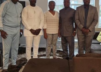 Obuasi Influential natives pays courtesy call on Paramount Chief in Maryland, USA
