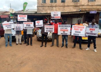 Abuakwa North deserves better – Residents protest over poor roads