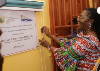 Communication Minister commissions 2 ICT Centres, Rural Telephony for communities in Eastern Region