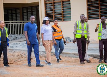 Mayor Sackey inspects ongoing sanitation, education projects in Accra