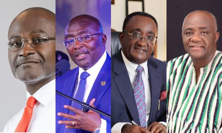 Who leads NPP into 2024 elections… Ken Agyapong, Dr, Bawumia, Dr. Akoto, Addai-Nimoh face off tomorrow in polls