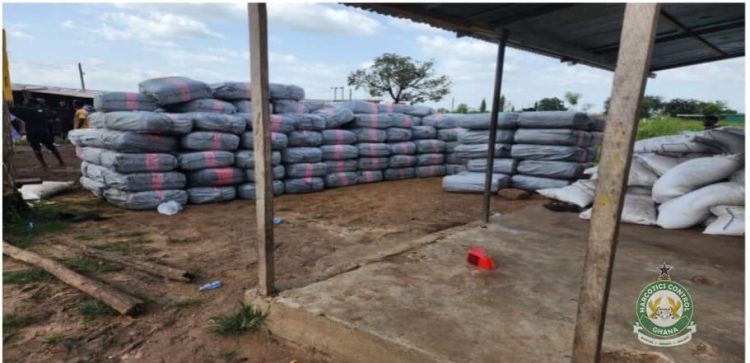 NOCOC intercepts truck loaded with 12,600 slabs of compressed cannabis