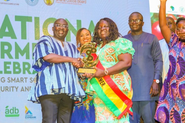 Charity Akortia adjudged 2023 Overall National Best Farmer
