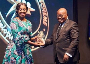Prez Akufo-Addo recognizes Dr. Abena Asomaning’s role in youth development
