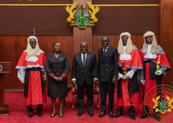President Akufo-Addo swears in 3 new Supreme Court Justices