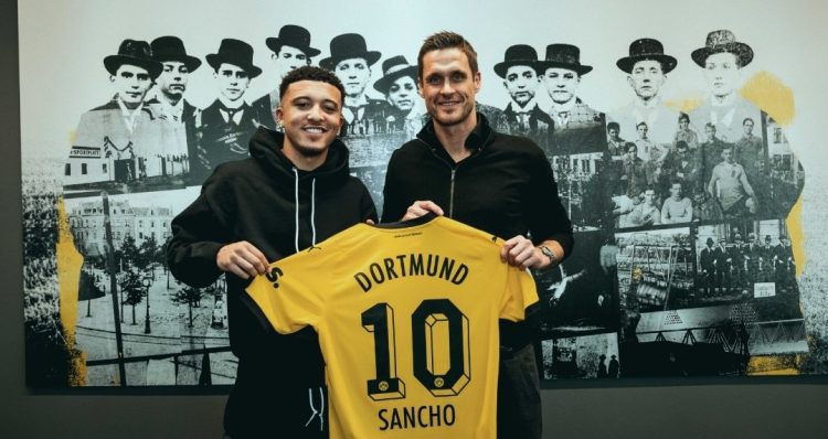 Man Utd winger Sancho returns to Dortmund on loan