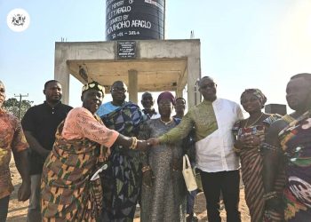 Afaglo constructs borehole for Amedzikorpe community