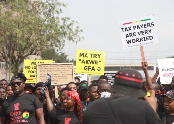 SaveGhanaFootball Demo: Hundreds protest against poor state of Ghana football