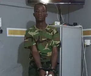 A/R: Alleged robbery suspect not a soldier – GAF