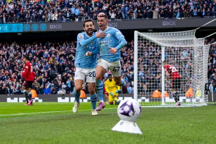 PL: Foden scores twice as City comes from behind to beat Man U