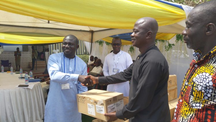 Nkawkaw MP donates medical equipment to Holy Family Hospital