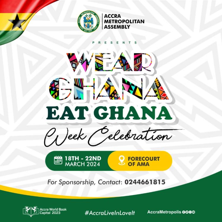 Staff of AMA to celebrate Wear Ghana, Eat Ghana Week