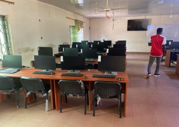 Dormaa East MP supports Mansen SHS with computers and air conditioners