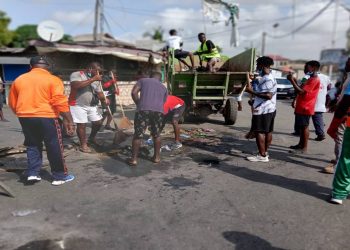 AMA desilts drains in Bukom to prevent flooding