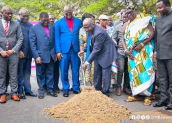 Bawumia cuts sod for construction of 200-bed hostel for Trinity Theological Seminary